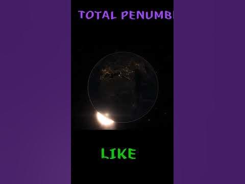 TOTAL PENUMBRAL LUNAR ECLIPSE - Viewed From the Moon - YouTube