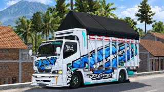 SHARE LIVERY DAN MOD CANTER ER25 FMOD $ TO FREE BUSSID TERBARU 