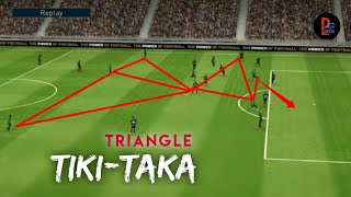 Why Tikitaka passing is the best Game plan __Pes 21 Mobile screenshot 3