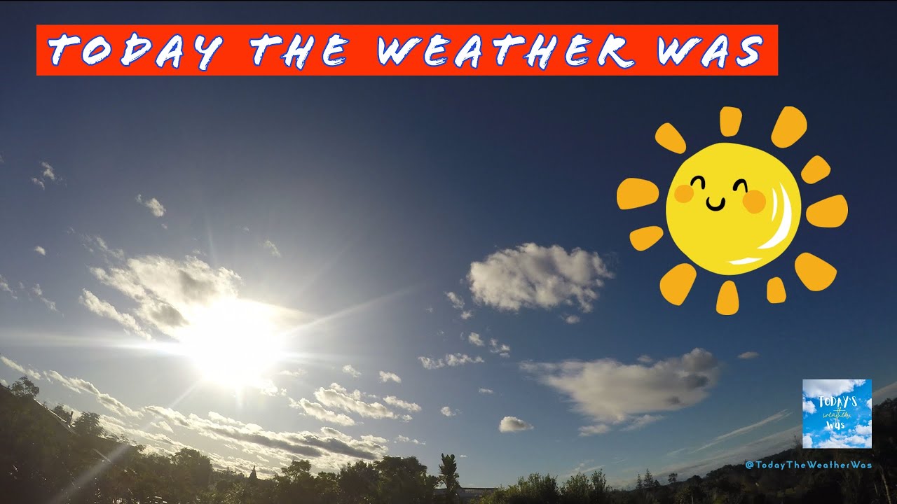 Today the weather was ... a crisp cold sunny winter's day (June 7 2023 ...