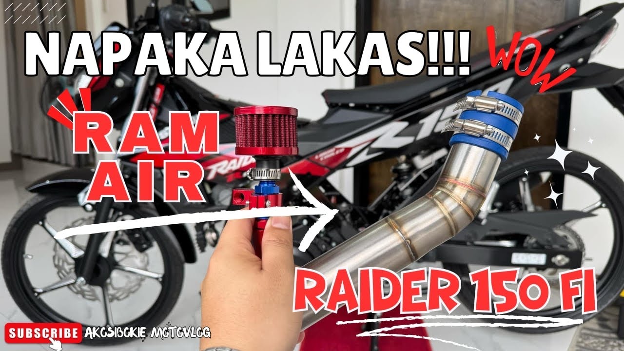 RAIDER 150 FI RAM AIR INSTALLATION