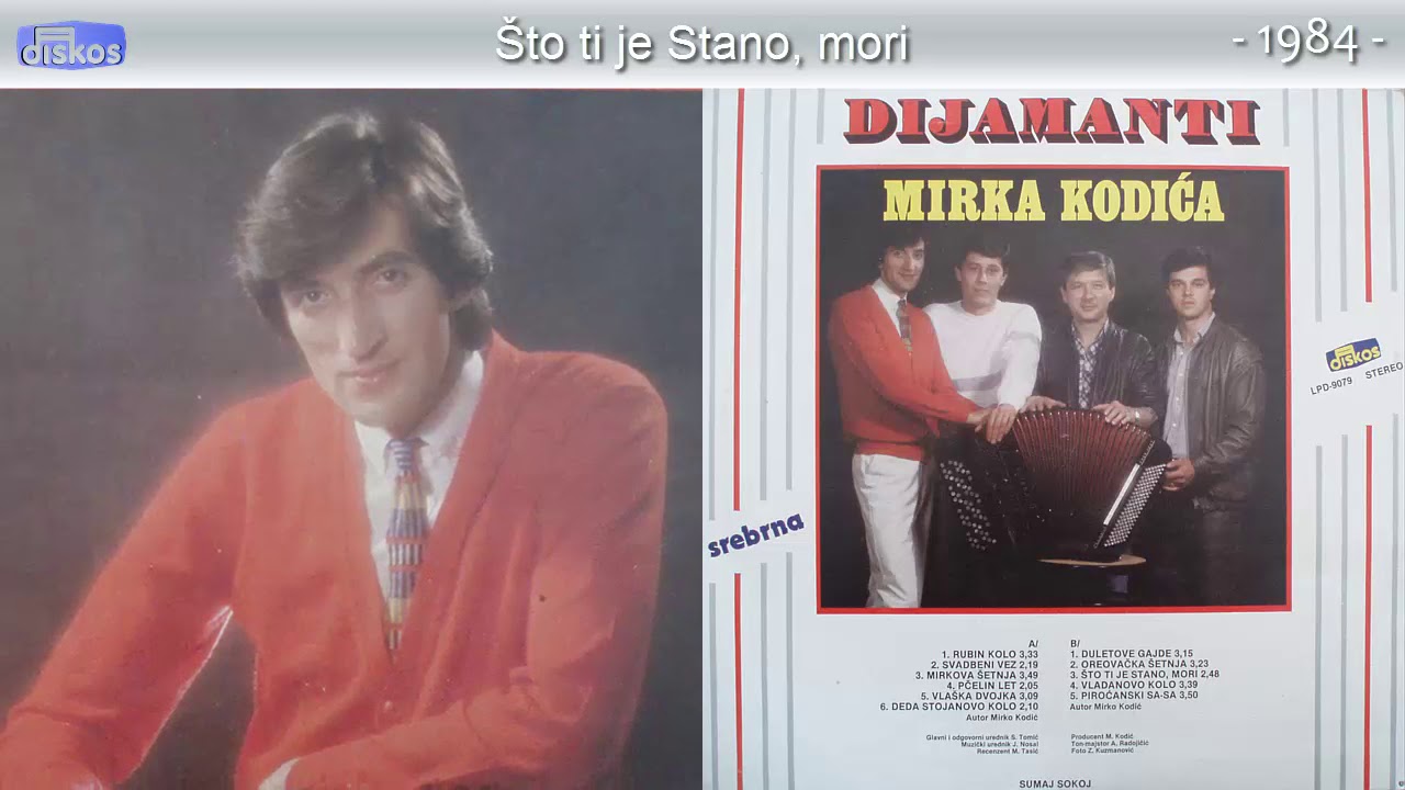 Mirko Kodic - Sto ti je Stano, mori - (Audio 1984)