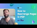 How to Rearrange Pages in PDF on Mac | UPDF