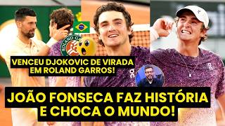 JOÃO FONSECA IS SURREAL! "WHAT A HISTORIC FEAT! What HE DID against DJOKOVIC at ROLAND GARROS was...