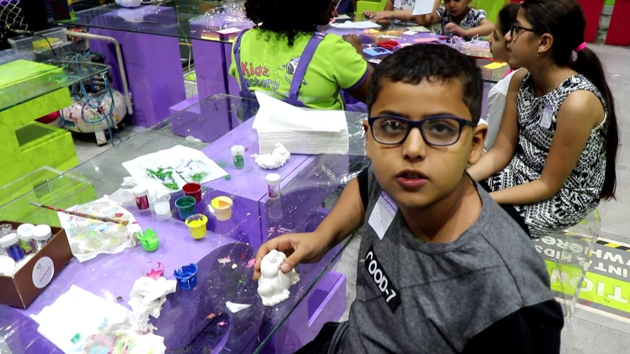 KIDS FACTORY لعبنا فى كيدز فاكتورى YouTube