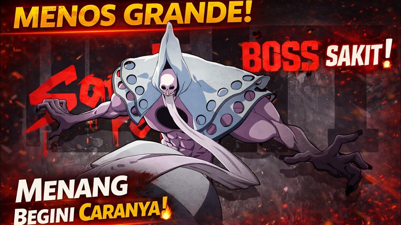 MENOS GRANDE MODE ASCEND SEMPURNA  DMG +100% GILA BANGET! | Bleach Soul Resonance