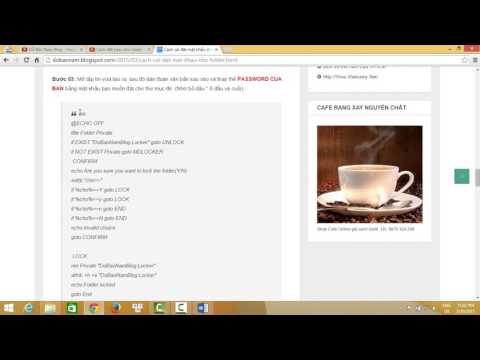 Cách đặt pass folder giúp bảo mật cho thư mục hiệu quả
