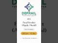 Defrail Technologies IPO Final Verdict | Apply or Avoid?📝 Under 45 Seconds #smeipo