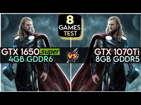 GTX 1650 Super Vs GTX 1070 Ti | 8 Games Test In Mid 2023 !