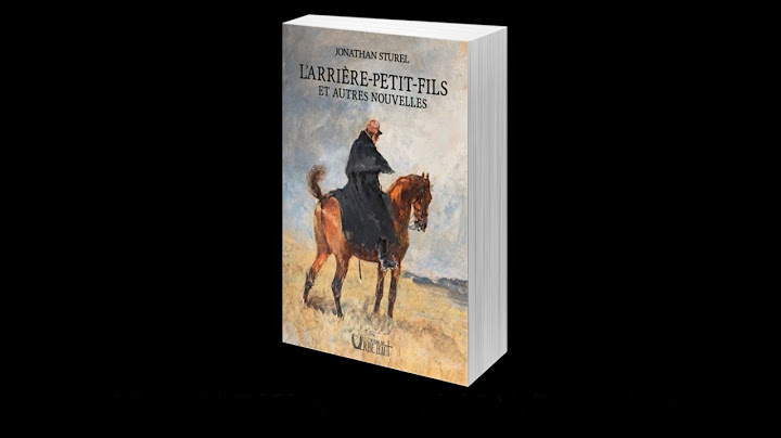 Je vous présente mon nouveau livre