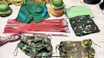 BALO LÍNH K07 QUẦN ĐÙI LÍNH BỘ ĐÔỘI CHĂN K20