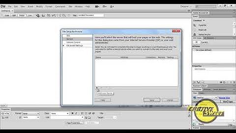How to create a Testing Server with XAMPP in dreamweaver CS6