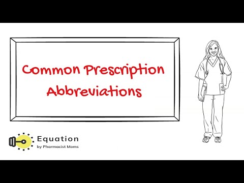 Common Prescription Abbreviations