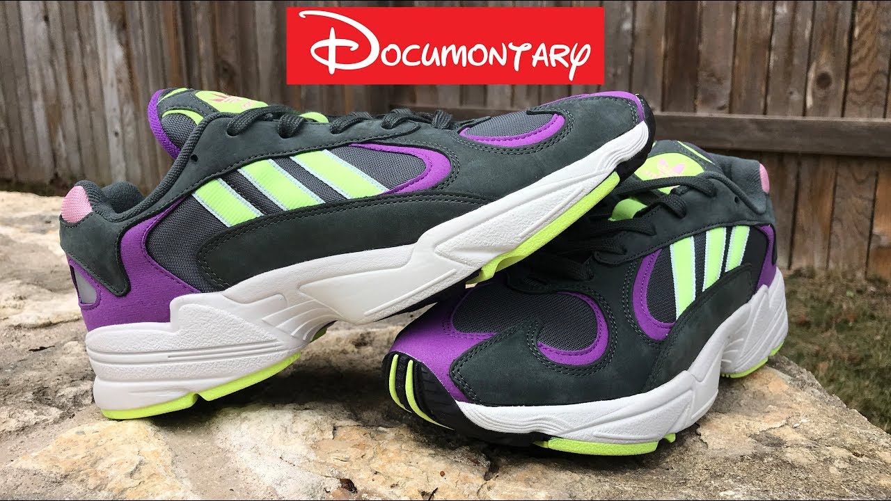 adidas yung 1 green purple