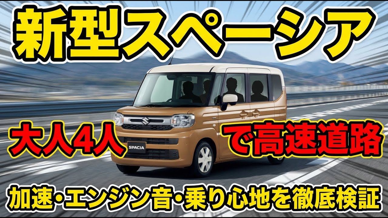 標準スペーシアで高速はキツイ？6万円のオプションをケチってはいけない理由【ACC・電動パーキング】