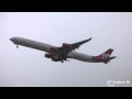 GO AROUND- Virgin Atlantic a340 600 at London Heathrow Airport