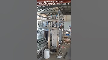 #IBC/#Drum #fillingmachine with #automatic #moving, #aligning, #capping, #filling, #weighing