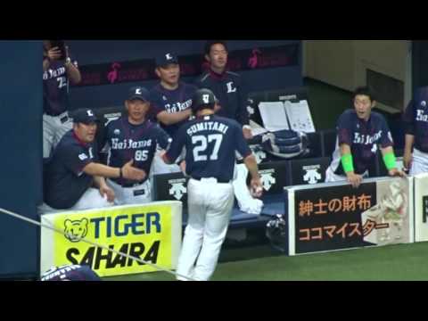 2017.05.14 埼玉西武 9回表 浅村栄斗 タイムリーヒット