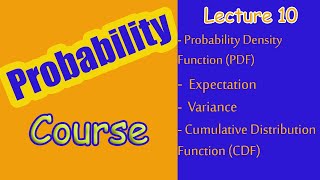 Celebrity Continuous random variables | Lecture 10 | Probability Course Wealth