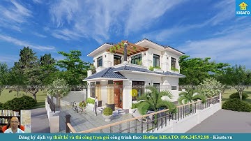 Đẳng Cấp Cho Mẫu Biệt Thự 2 Tầng Mái Nhật Đẹp Nổi Bật Tại Khoái Châu Hưng Yên