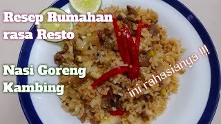 Resep Nasi Goreng Kambing || Resep rumahan Rasa Resto