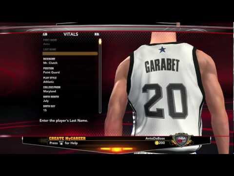 NBA 2k13 Career Mode - Creation of Athletic Point Guard Anto Garabet Ep.1