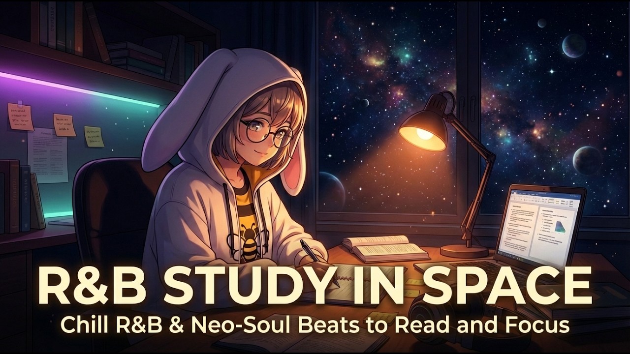 Study in Space 🚀 | Chill R&B Neo‑Soul Beats to Read & Focus