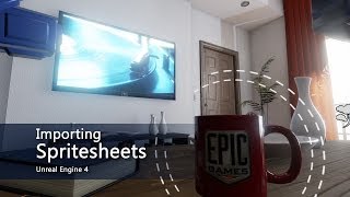 Sprite Sheet Basic - How to import outside images sequences in UE4