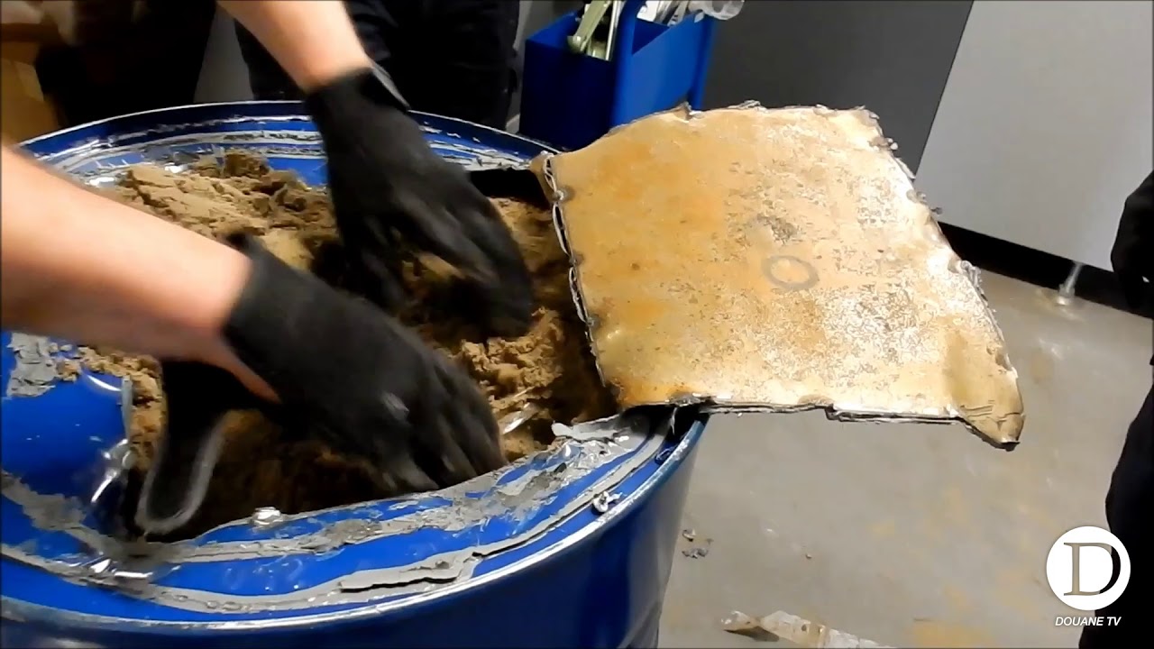 La douane saisit près de 320 kg de cannabis dissimulés dans des fûts métalliques