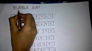 BUBBLE SORT in tamil