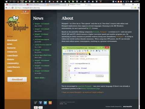 Introduction to php tutorials #2 (Installing xampp and notepad ++)