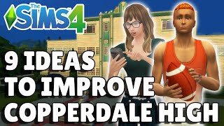9 Ideas To Improve Copperdale High School | The Sims 4 Guide