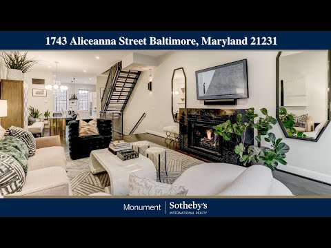 1743 Aliceanna Street, Baltimore, MD home video tour