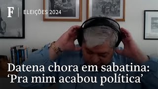 Thumbnail for Datena termina entrevista emocionado ao relembrar carreira no jornalismo e na política