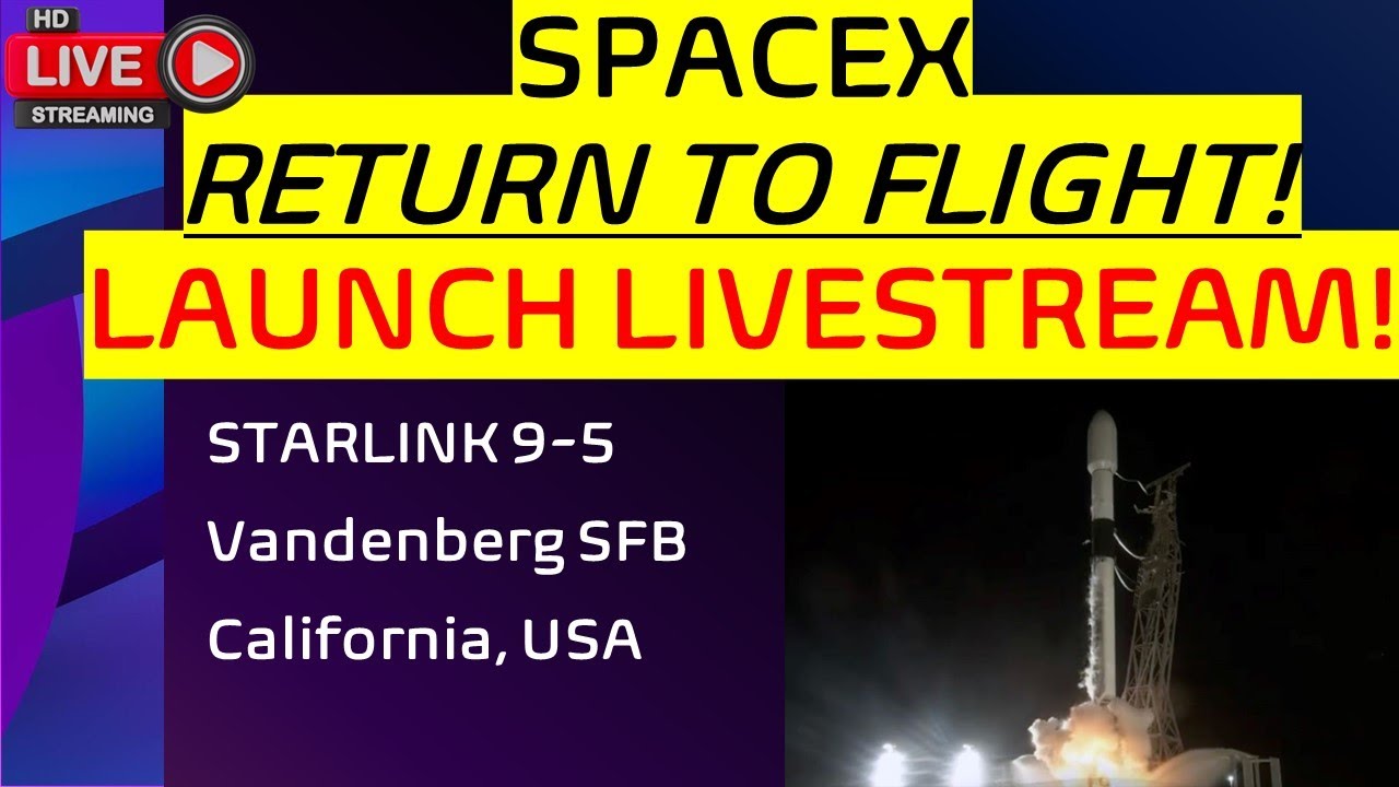 SPACEX RETURNS TO FLIGHT! Falcon 9 Launches 21 Starlink Satellites from ...