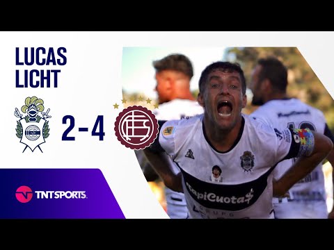 Lucas Licht (2-4) Gimnasia LP vs Lanús | Zona B - F 8 - Copa LPF 2021