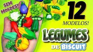 LEGUMES E VERDURAS DE BISCUIT: APRENDA 12 MODELOS DE APLIQUES EM BISCUT screenshot 4