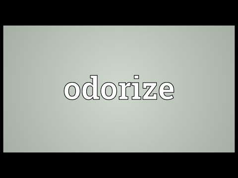 Odorize Meaning
