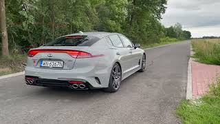 2021 Kia Stinger Gt 3.3 V6 366 Km Launch Control & Engine Sound