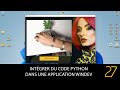 Intgrer du code python dans une application windev