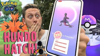 THE RAREST *HUNDO* Egg Hatch? (Pokemon GO)