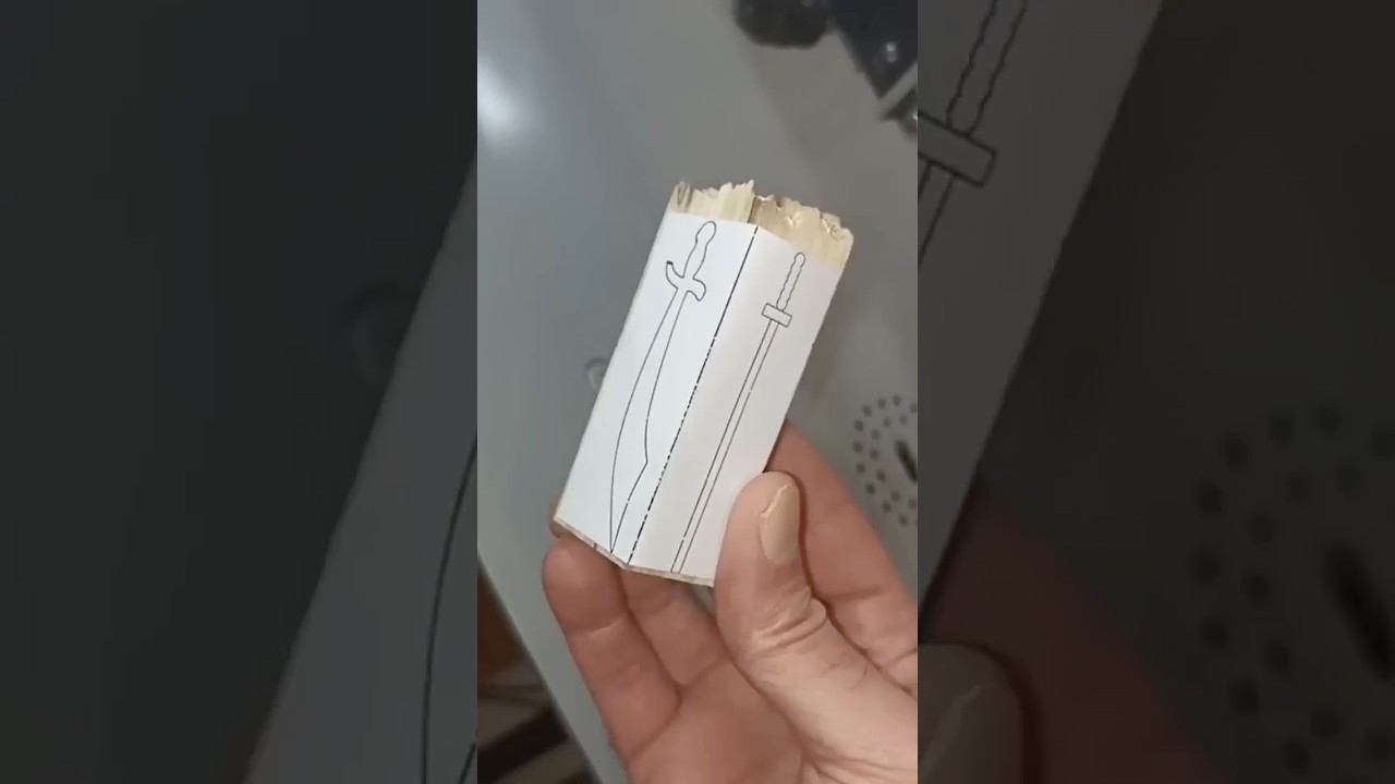 Making a wooden sword 