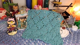 Knitting Part 2 of an Elegant & Delicate Stitch pattern | Beautiful knitting Design