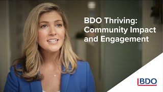 BDO Thriving: Community Impact and Engagement