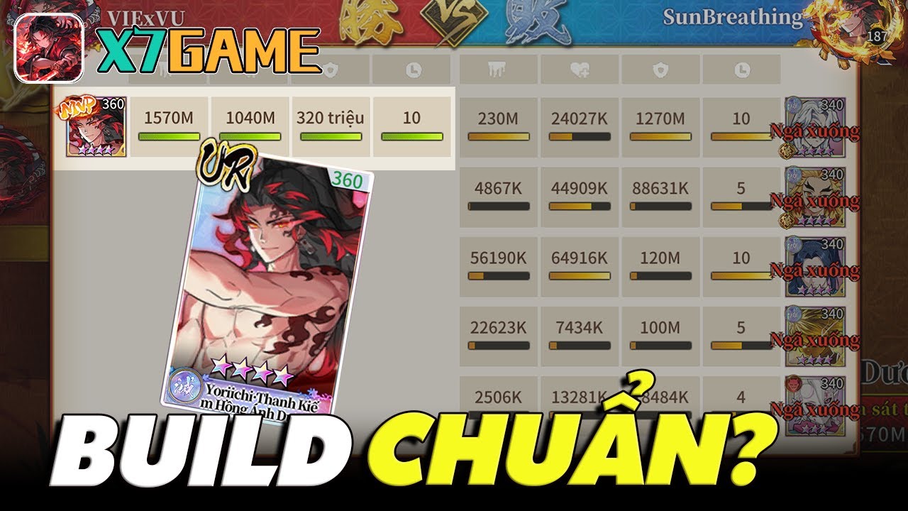 YORIICHI V.2 – Sức Mạnh Thật Sự Chỉ Lộ Diện Khi BUILD Chuẩn!║Hơi Thở Mặt Trời #X7GAME
