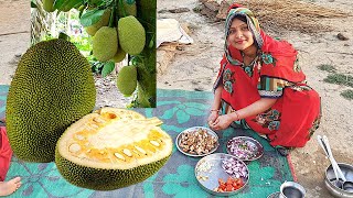 एक बार कटहल की सब्जी ऐसे बनाकर देखें उँगलियाँ चाटते रह जाओगे | VILLAGE STYLE JACKFRUIT IN HINDI