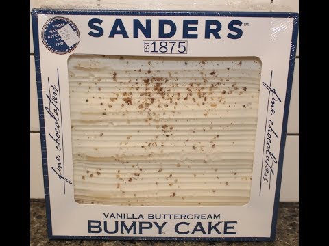 sanders-bumpy-cake:-vanilla-buttercream-cake-review