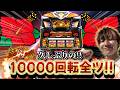 【ドラゴンハナハナ閃光】久々10000回転全ツ!!【スロット】