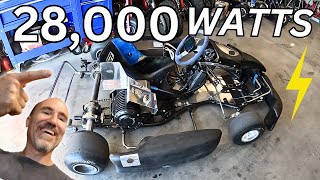 How to build an INSANE electric Go kart!