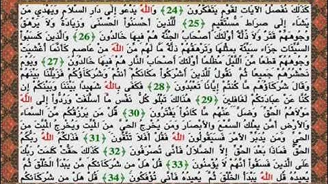 سورة يونس  كاملة - شهریار پرهیزکار / صوت والنص
